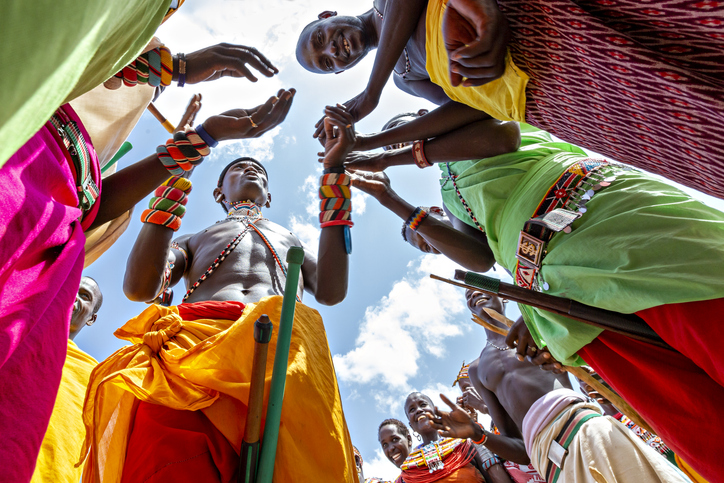 Samburu tribal people